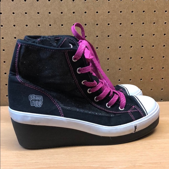 girls wedge tennis shoes